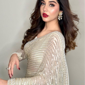 Gold Embellished Saree