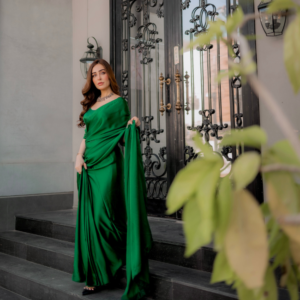 Emerald Green Saree